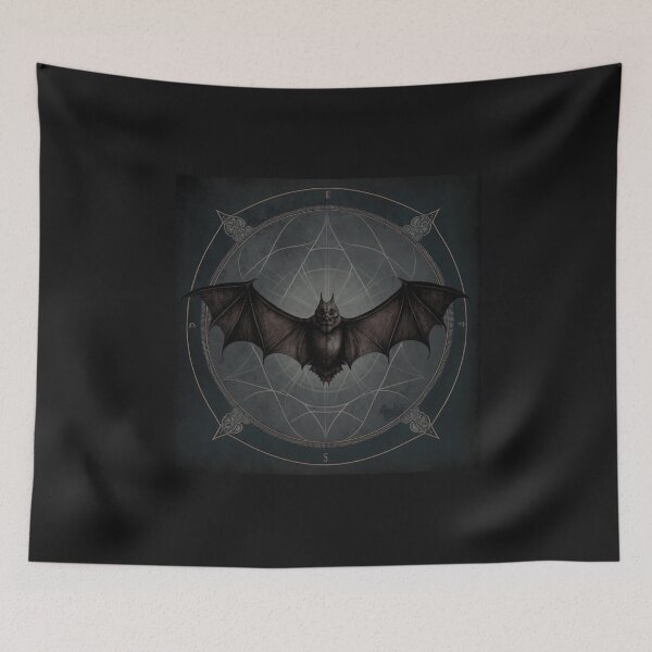 Item preview, AI Generated Art Dark Pagan Gothic Black Bat designed and sold by WartonnoArt.