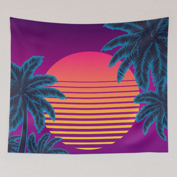 Item preview, Palm Synthwave designed and sold by MaiZephyr.