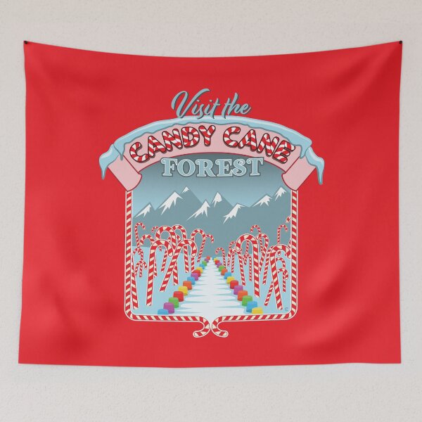 Item preview, Visit The Candy Cane Forest! designed and sold by CuriousCurios.
