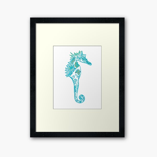 Item preview, Seahorse Mandala  designed and sold by Manitarka.
