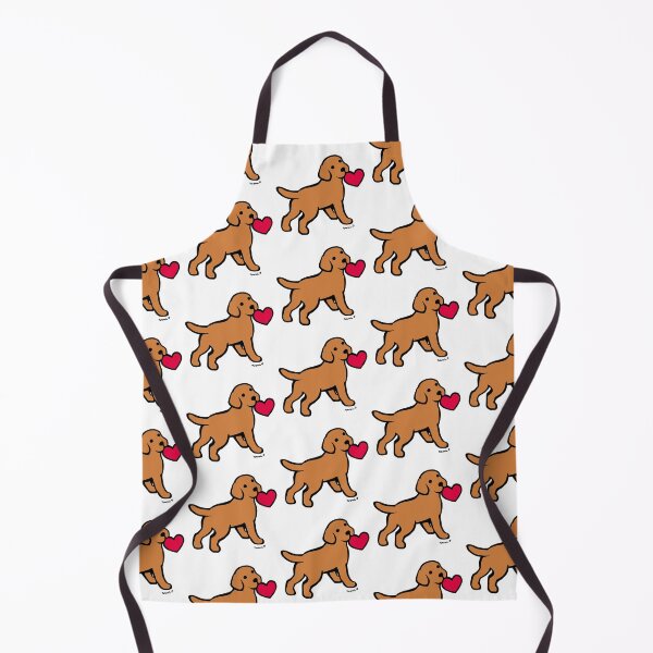 Item preview, Fox Red Labrador Puppy with a Little Heart designed and sold by HappyLabradors.