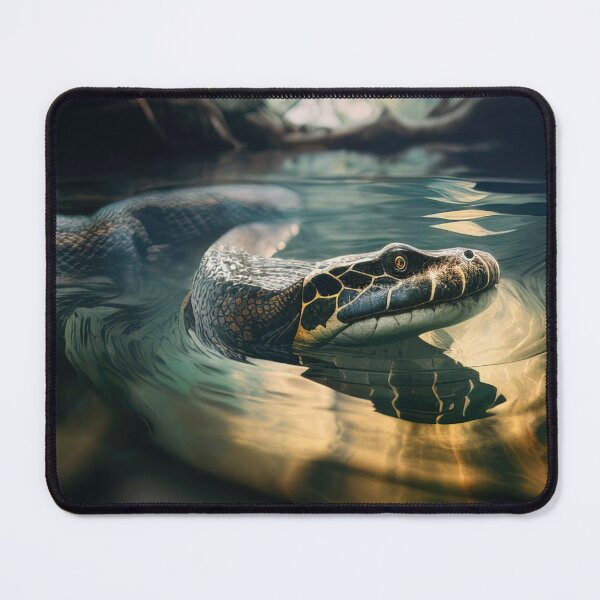 Item preview, Swimming anaconda in the jungle designed and sold by RK - Shop.