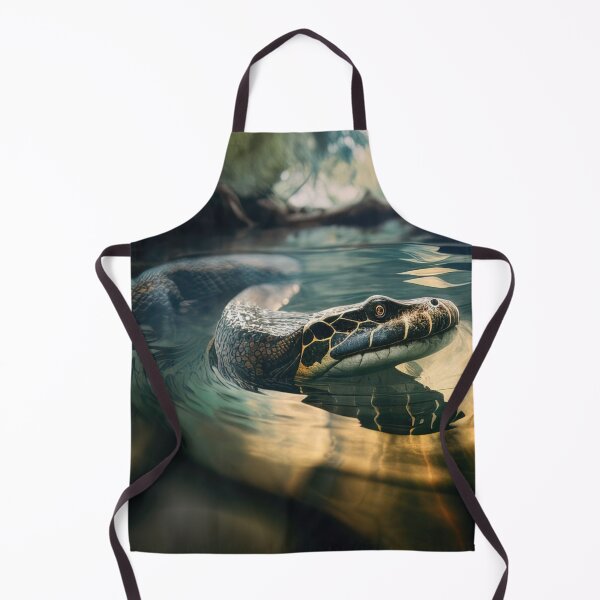 Item preview, Swimming anaconda in the jungle designed and sold by RK - Shop.