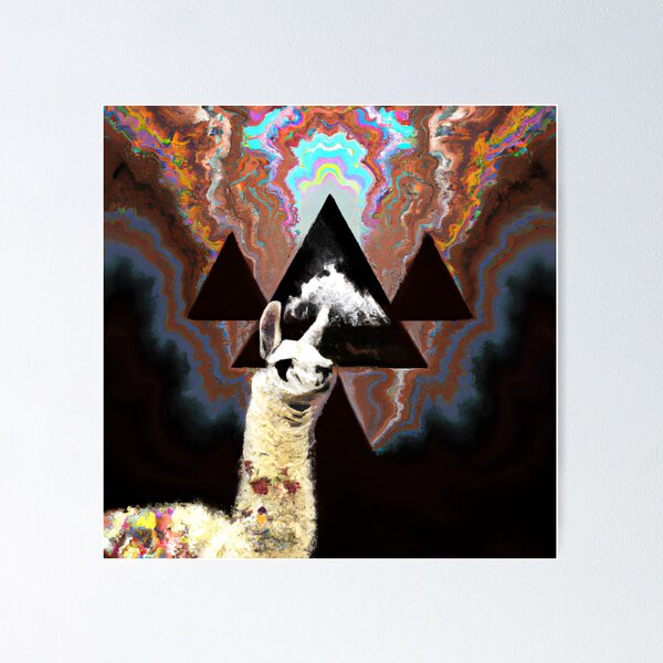 Item preview, The llama and the mystery of the pyramids designed and sold by TheBattousai.