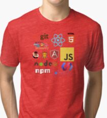 Javascript Stickers, Mugs, T-shirts and Phone cases Tri-blend T-Shirt