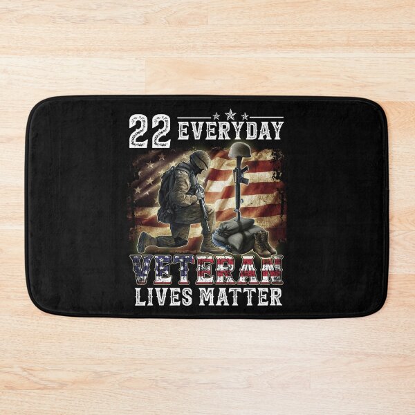 Item preview, 22 EVERY DAY Veteran Lives Matter Military Suicide Awareness  designed and sold by DosuIsora.