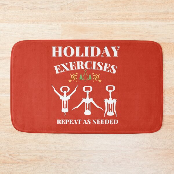 Item preview, Holiday Exercises Repeat as Needed - Wine Opener Funny Christmas designed and sold by Muljolly.