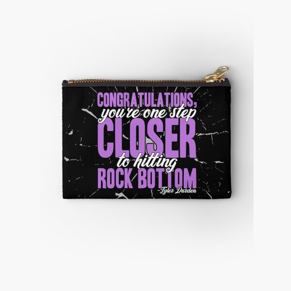 Item preview, Congratulations, you're one step closer to hitting rock bottom. -Tyler Durden, Fight Club  designed and sold by Sticker Up.