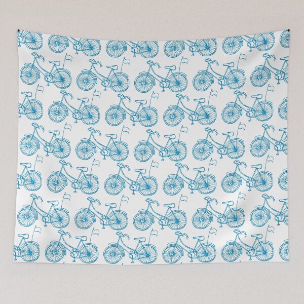 Item preview, Hipster bicycle - blue designed and sold by Laura Wright.