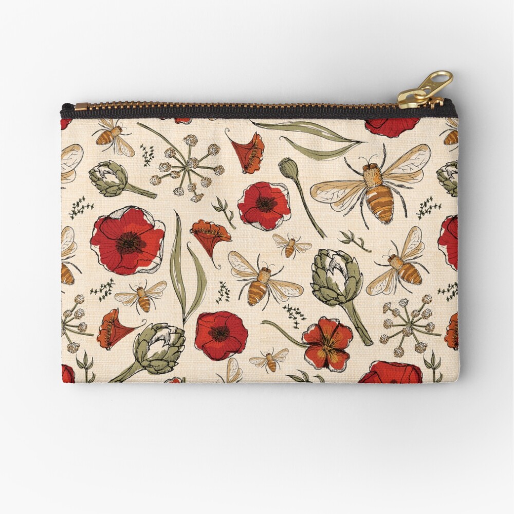 Bees Zipper Pouch