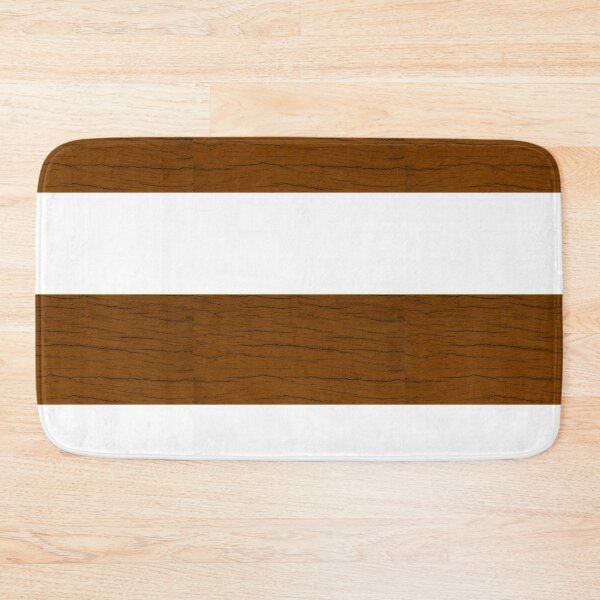 Item preview, White and brown wood stripes designed and sold by tetibright.