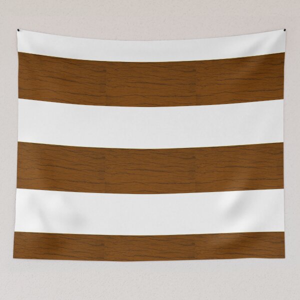Item preview, White and brown wood stripes designed and sold by tetibright.