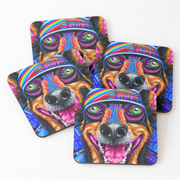 Item preview, Dharma Dog (5) - Trippy Psychedelic Dogs designed and sold by TheThirdEye.