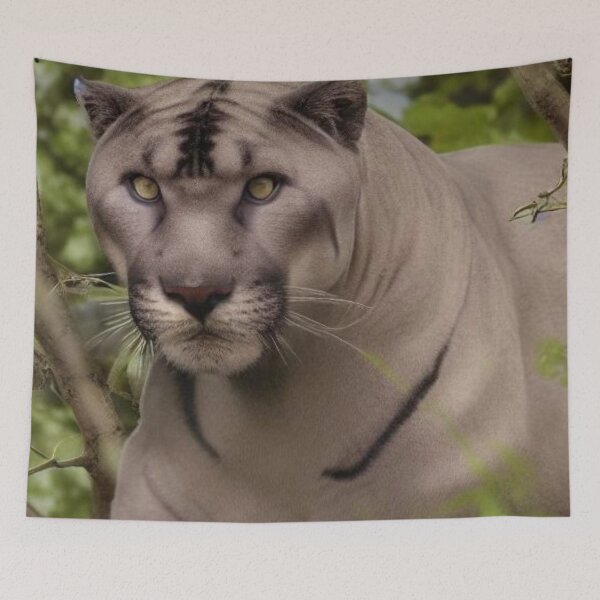 Item preview, Wildcat in jungle designed and sold by ArtySaxon.