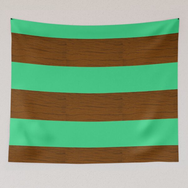 Item preview, Turquoise and brown wood stripes designed and sold by tetibright.