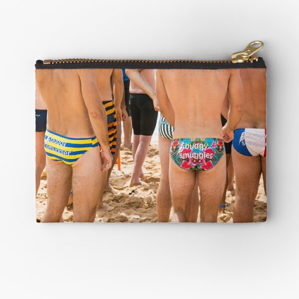 Budgy Smuggler swimming trunks shorts Zipper Pouch for Sale by