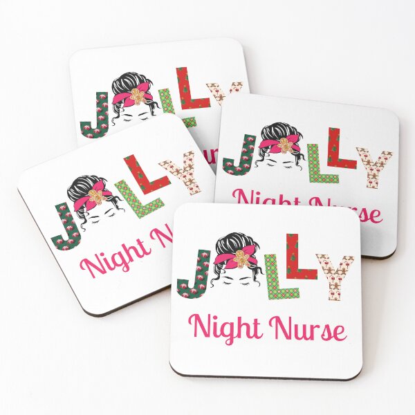 Item preview, Jolly Night Nurse, Christmas Night Shift Nurse designed and sold by desireedickens.