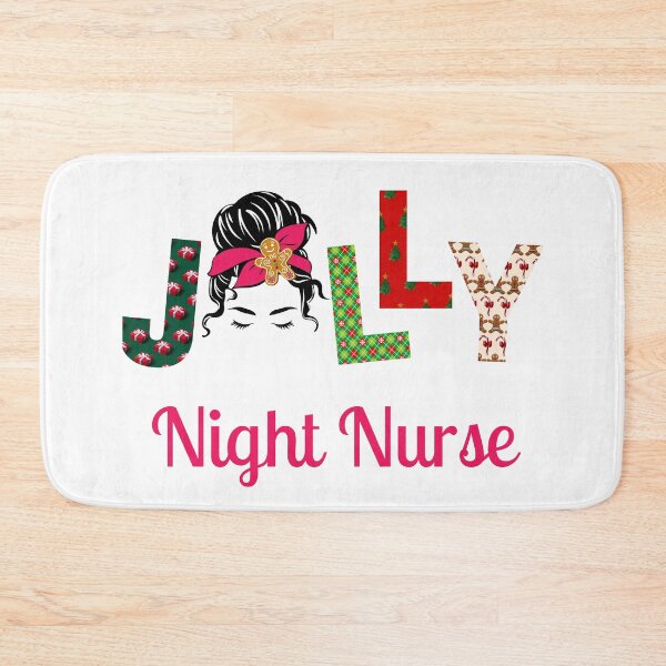 Item preview, Jolly Night Nurse, Christmas Night Shift Nurse designed and sold by desireedickens.