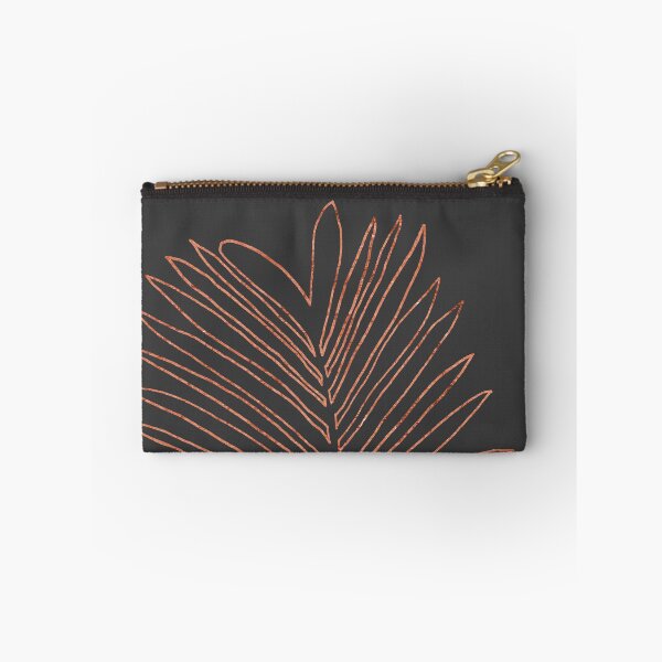 Item preview, Palm Line Drawing, Rose Gold on Charcoal designed and sold by hearthewild.