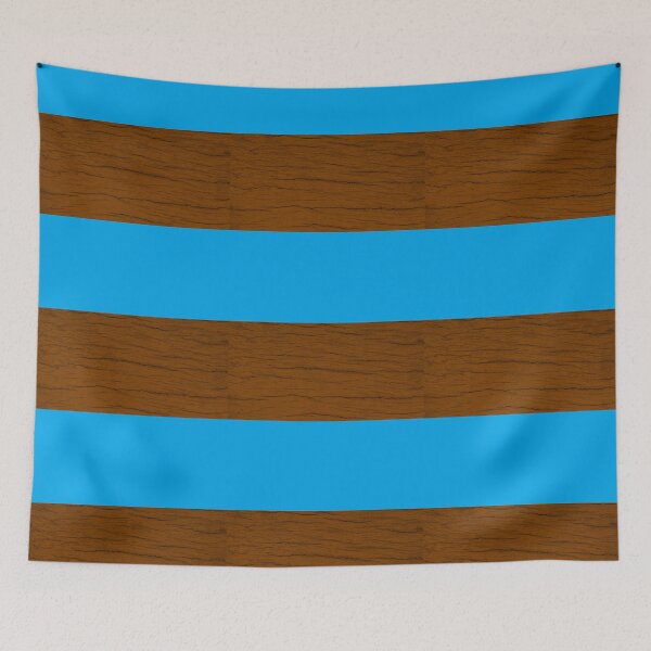 Item preview, Blue and brown wood stripes designed and sold by tetibright.