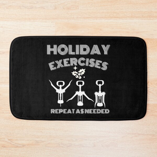 Item preview, Holiday Exercises Repeat as Needed - Wine Opener Funny Christmas designed and sold by Muljolly.