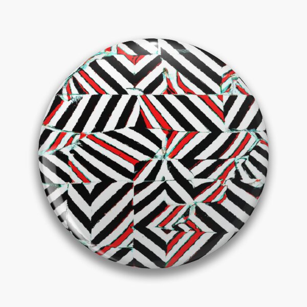 Artikelvorschau, Red and Black Optical Illusion Pattern entworfen und verkauft von Bakesales.