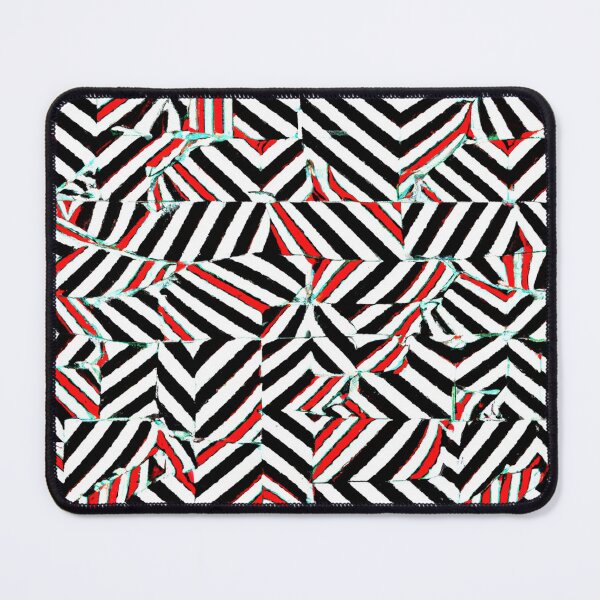 Artikelvorschau, Red and Black Optical Illusion Pattern entworfen und verkauft von Bakesales.