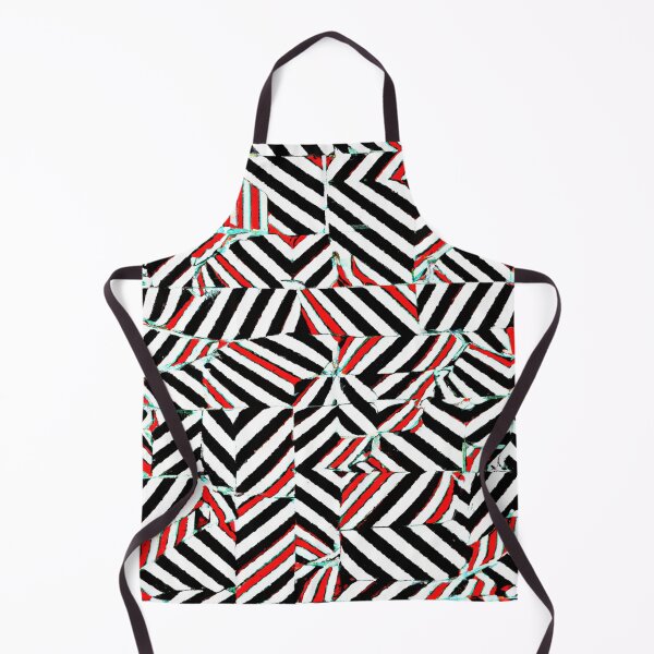 Aperçu de l'œuvre Red and Black Optical Illusion Pattern créée et vendue par Bakesales.