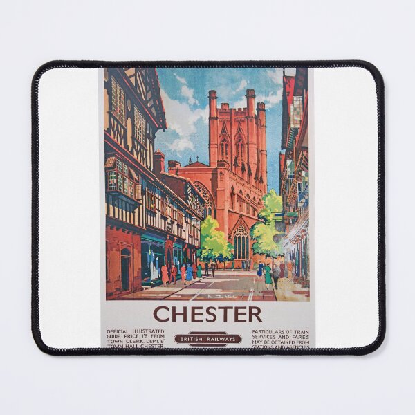 Artikelvorschau, Vintage Railway Plakatwerbung Chester entworfen und verkauft von Random Railways.