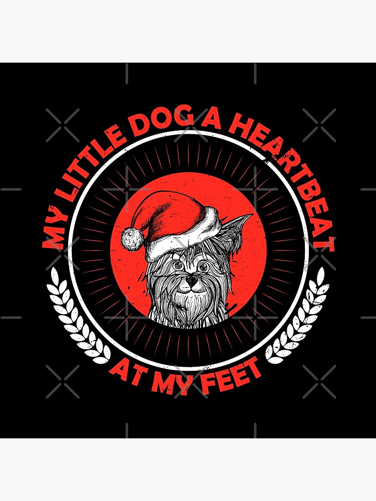 my-little-dog-a-heartbeat-at-my-feet-quotes-poster-for-sale-by-omar