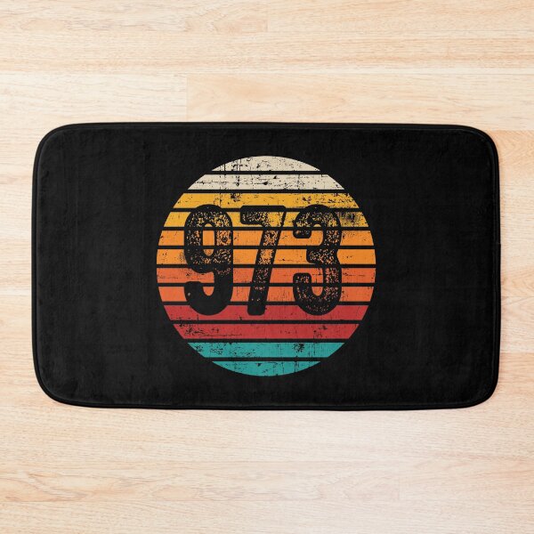 Item preview, Distressed Vintage Sunset 973 Area Code designed and sold by Gold Wings Tees.