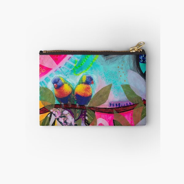 Item preview, Funky Rainbow Lorikeets designed and sold by Anne-marie Taplin.