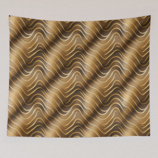 Item preview, GOLD AND BROWN LINES designed and sold by JLBRAVO.