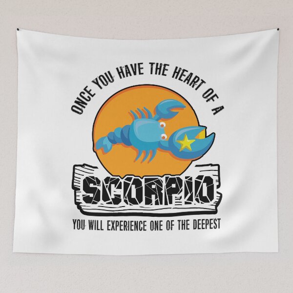 Item preview, Once You Have The Heart Of A Scorpio You Will Experience One Of The Deepest designed and sold by UnknownArtistt.