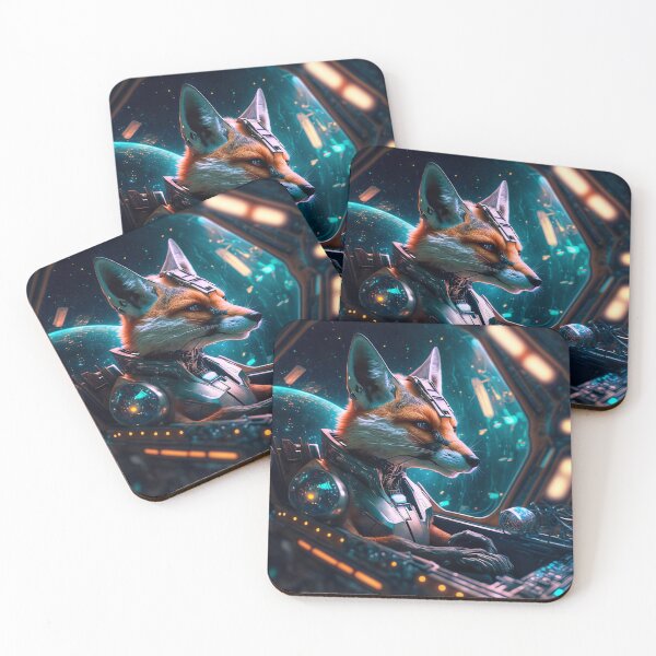 Item preview, Space Fox 2 designed and sold by Abysmalart.