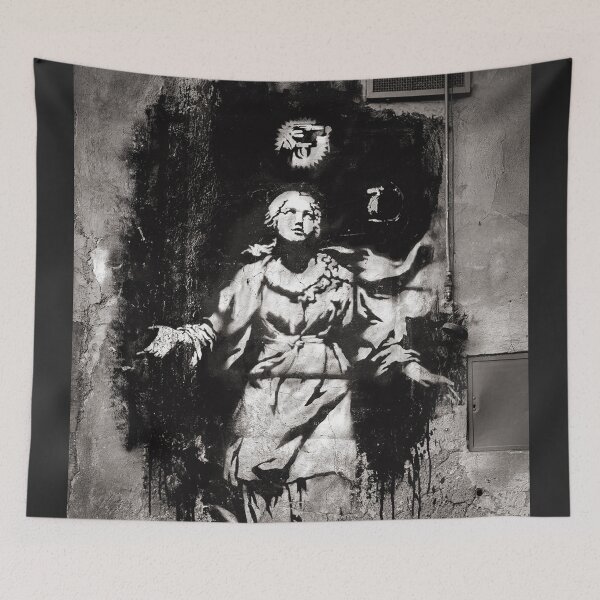 Item preview, Banksy Madonna With a Pistol - Street Art Naples | Original Mural designed and sold by WE-ARE-BANKSY.