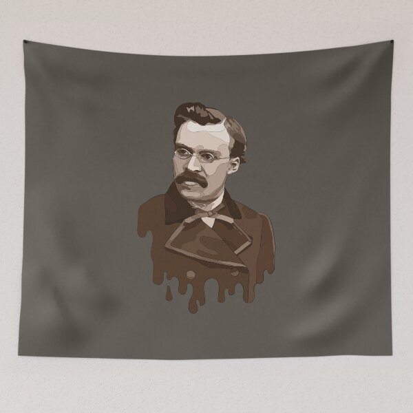 Item preview, Illustration of Friedrich Nietzsche - German philosopher, cultural critic and philologist designed and sold by billky.