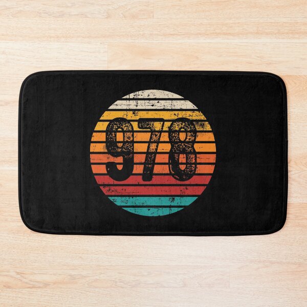 Item preview, Distressed Vintage Sunset 978 Area Code designed and sold by Gold Wings Tees.