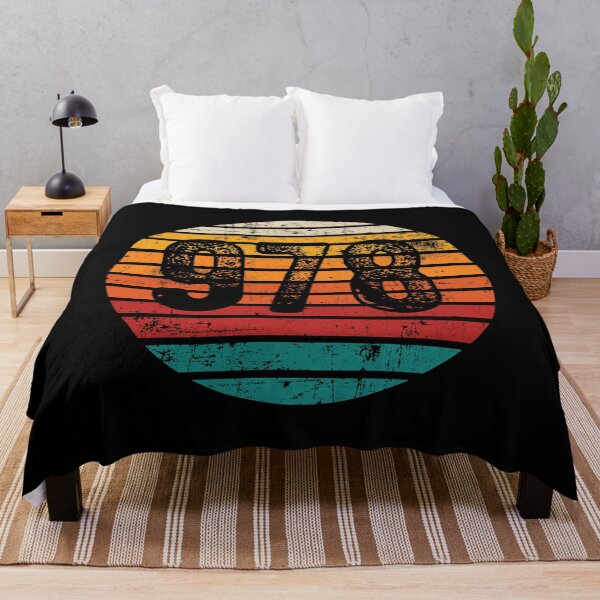 Item preview, Distressed Vintage Sunset 978 Area Code designed and sold by Gold Wings Tees.