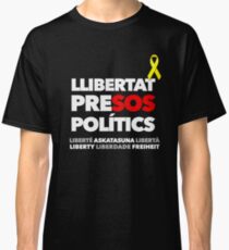 LLIBERTAT PRISONERS POLITICS - (BLANC) Classic T-Shirt