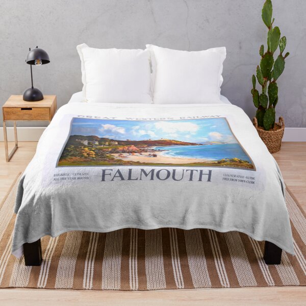 Item preview, Vintage railway poster for the GWR Advertising Falmouth designed and sold by Random Railways.