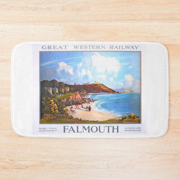 Item preview, Vintage railway poster for the GWR Advertising Falmouth designed and sold by Random Railways.