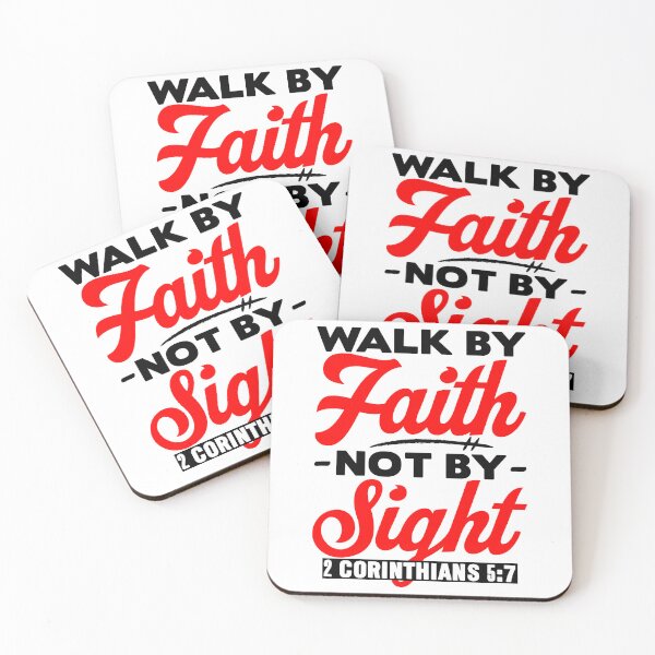 Item preview, Walk By Faith Not By Sight - 2 Corinthians 5:7 designed and sold by plushism.