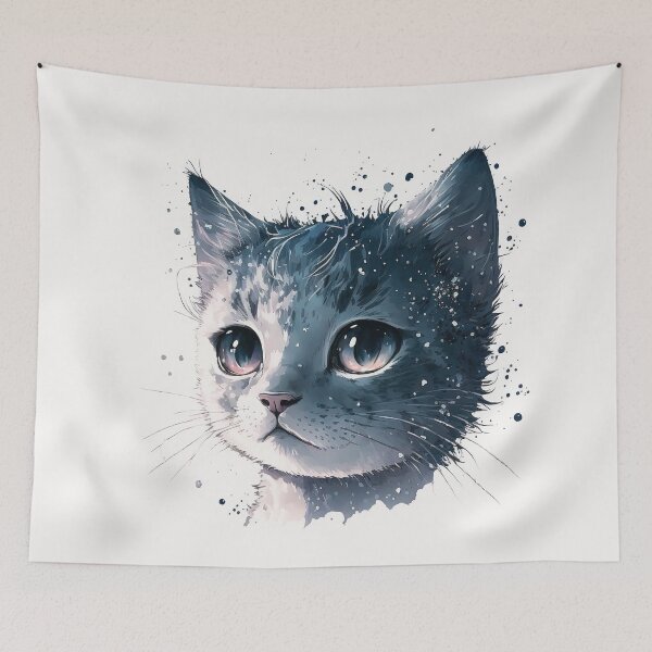 Item preview, Gato de ojos claros designed and sold by FantasyPatterns.