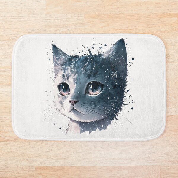 Aperçu de l'œuvre Chat aux yeux clairs créée et vendue par FantasyPatterns.