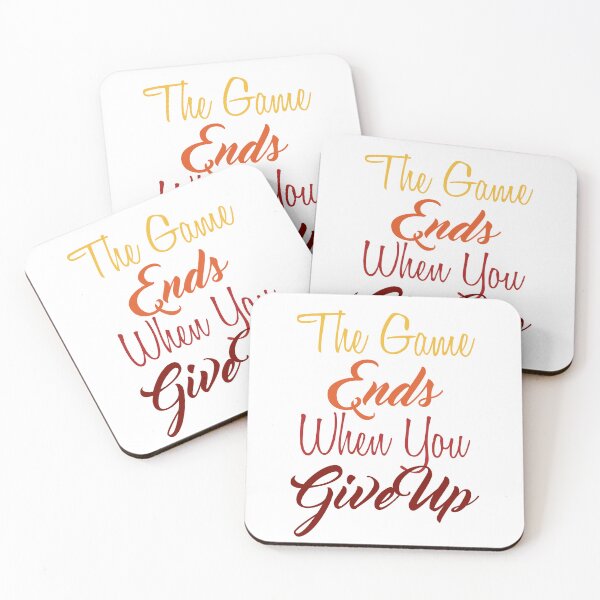 Item preview, The Game Ends When You Give Up designed and sold by Amazigh-i7orran.