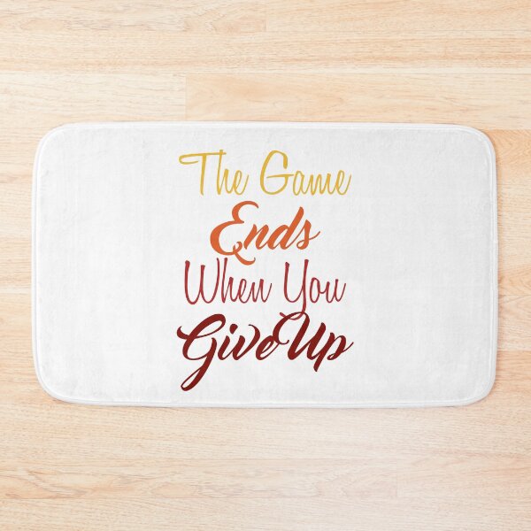 Item preview, The Game Ends When You Give Up designed and sold by Amazigh-i7orran.