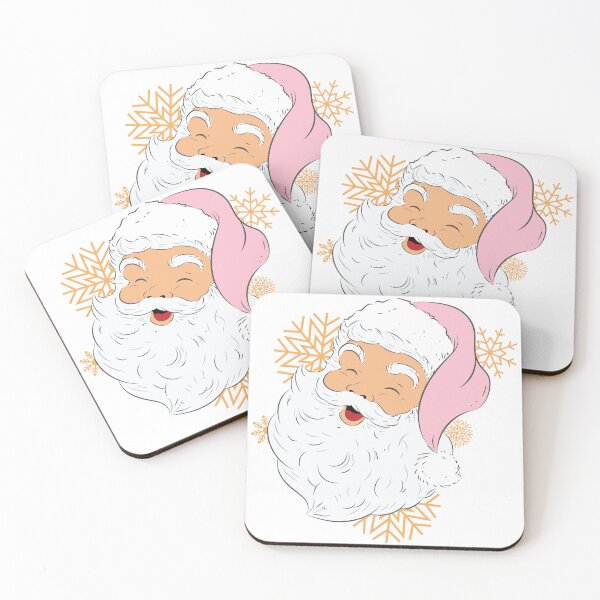 Item preview, Retro Vintage Pink Santa Claus  designed and sold by ReephShop ★★★★★.