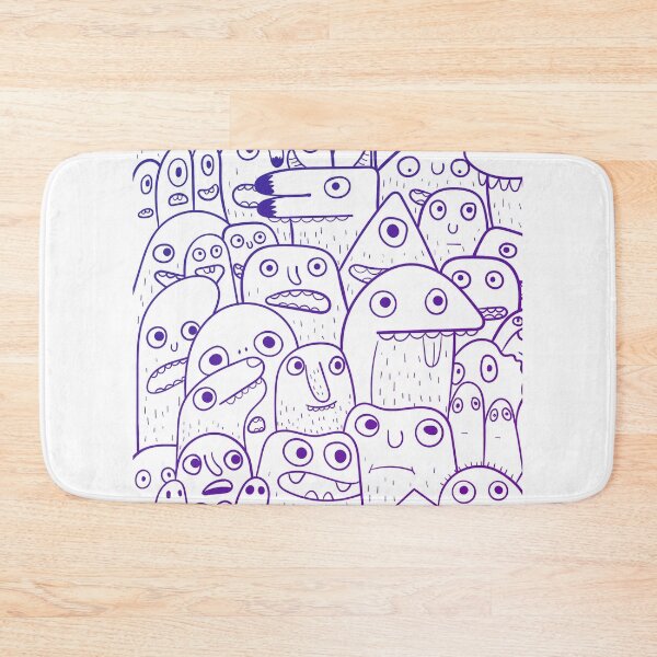 Item preview, We are doodles- blue madness - Purple designed and sold by NiluWorks.