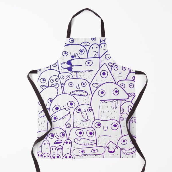 Item preview, We are doodles- blue madness - Purple designed and sold by NiluWorks.